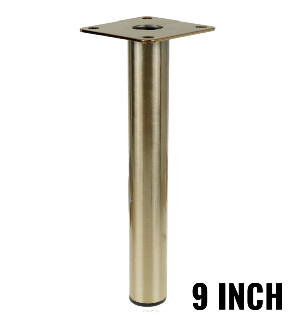 Metal round furniture leg