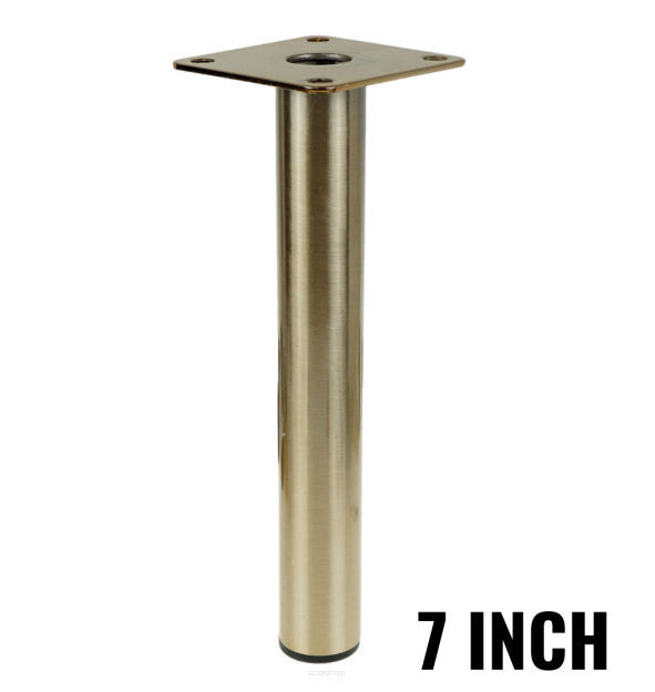 Metal round furniture leg