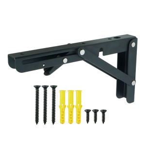 Reinforced bracket for a folding shelf, 200 x 105 x 25 mm, sturdy, designed for heavy loads