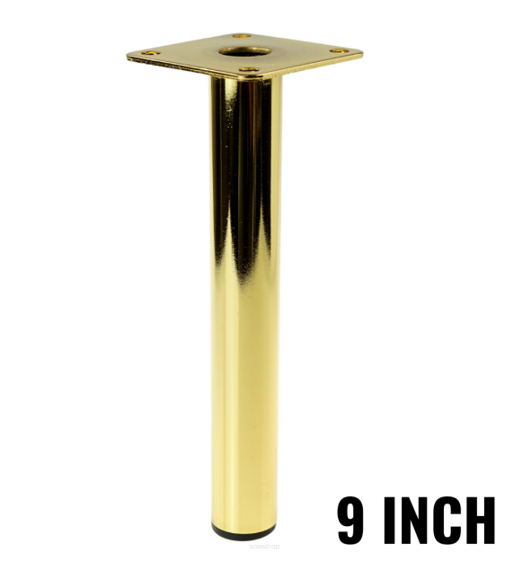 Metal round furniture leg