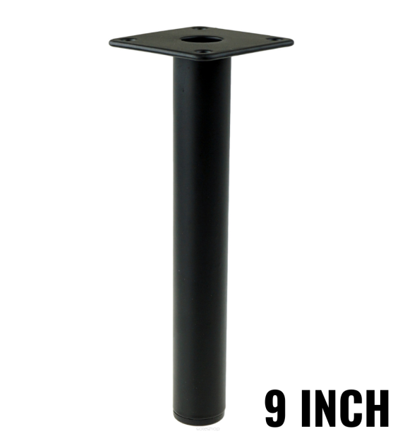 Metal round furniture leg