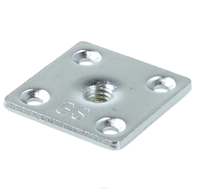 MOUNTING PLATE 37 X 37 MM WITH M8 THREAD