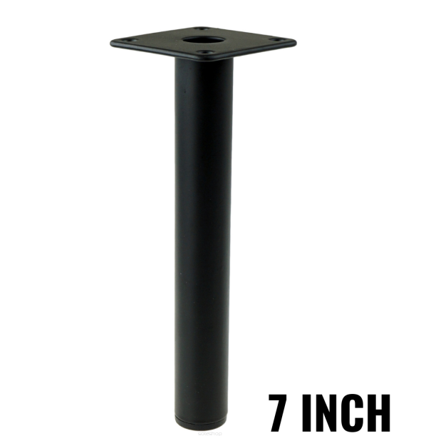 Metal round furniture leg
