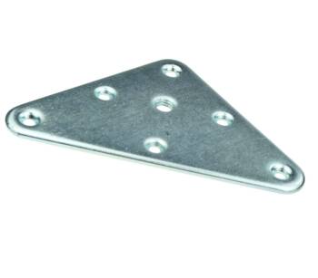 Triangle mounting plate with M8 thread