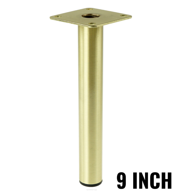 Metal round furniture leg