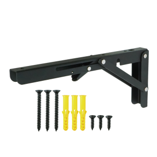 Reinforced bracket for a folding shelf, 255 x 105 x 25 mm, sturdy, designed for heavy loads